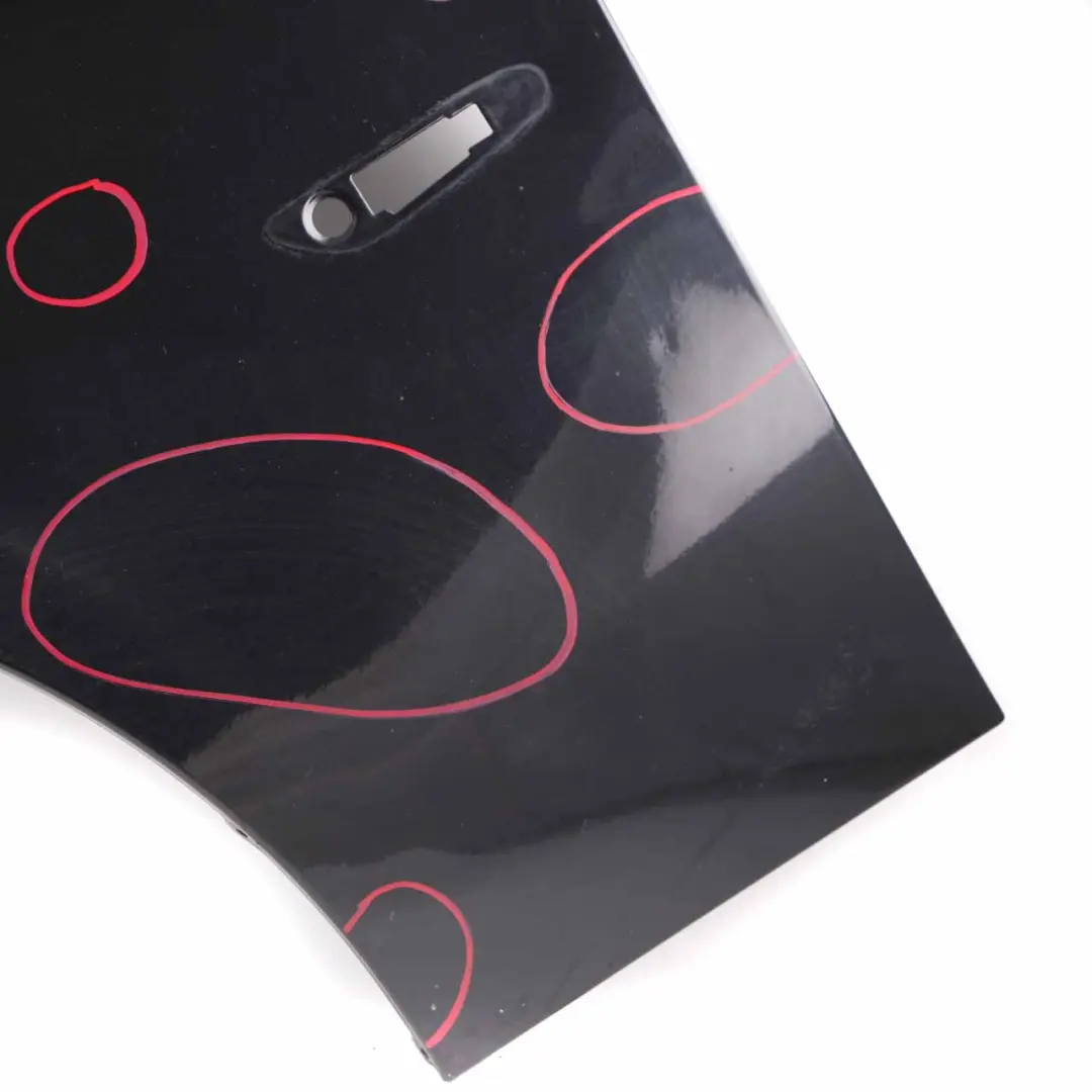 BMW E90 E91 Side Panel Fender Wing Front Left N/S Black Sapphire - 475 - SKU 7135679-BS7 - Part number 7135679