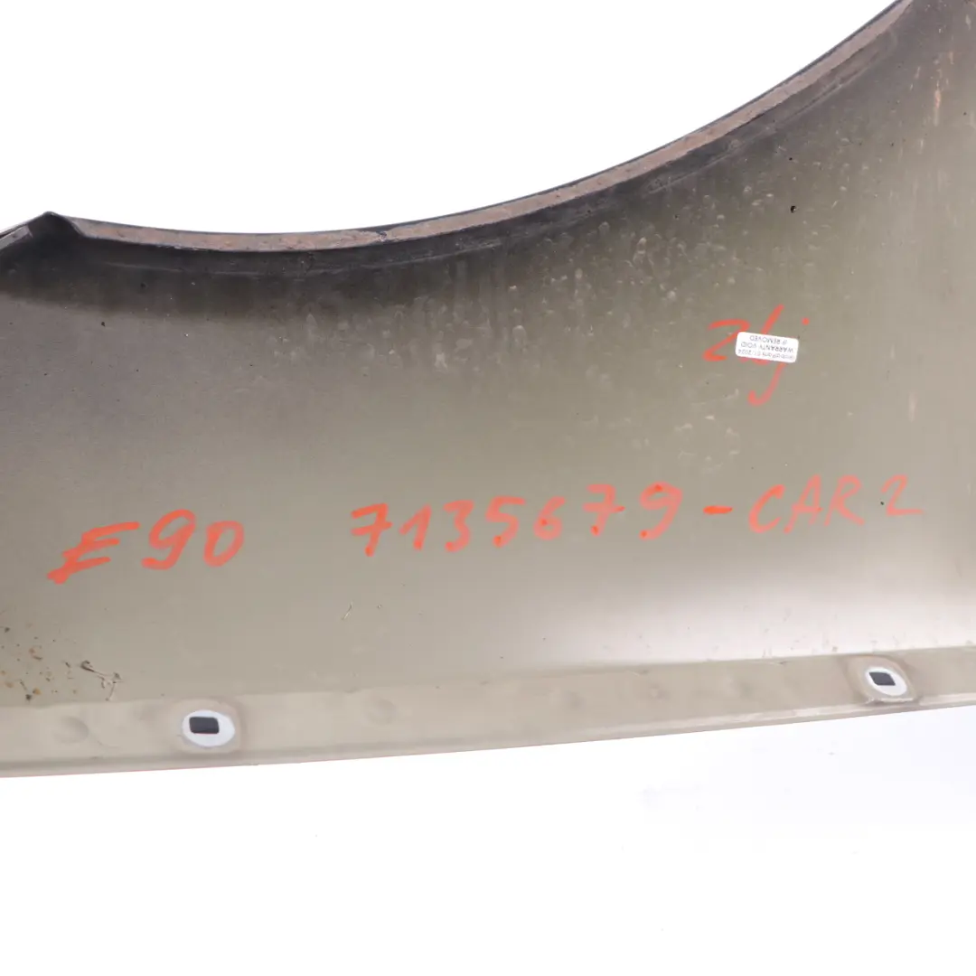 Side Panel Fender Wing Front Left N/S Carbonschwarz Black - 416 to BMW E90 E91 with Part number 7135679 BMW E90 E91 Side Panel Fender Wing Front Left N/S Carbonschwarz Black - 416 - SKU 7135679-CAR2 - Part number 7135679