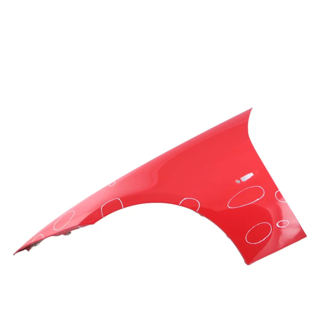 Side Panel Fender Wing Front Left N/S Japanrot Japan Red - 438 to BMW 3 E90 E91 with Part number 7135679 BMW 3 E90 E91 Side Panel Fender Wing Front Left N/S Japanrot Japan Red - 438 - SKU 7135679-JR - Part number 7135679