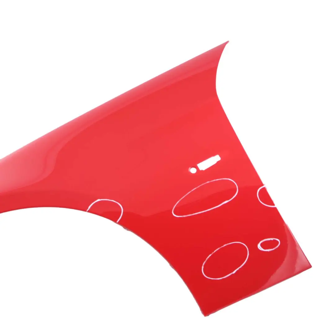 Side Panel Fender Wing Front Left N/S Japanrot Japan Red - 438 to BMW 3 E90 E91 with Part number 7135679 BMW 3 E90 E91 Side Panel Fender Wing Front Left N/S Japanrot Japan Red - 438 - SKU 7135679-JR - Part number 7135679