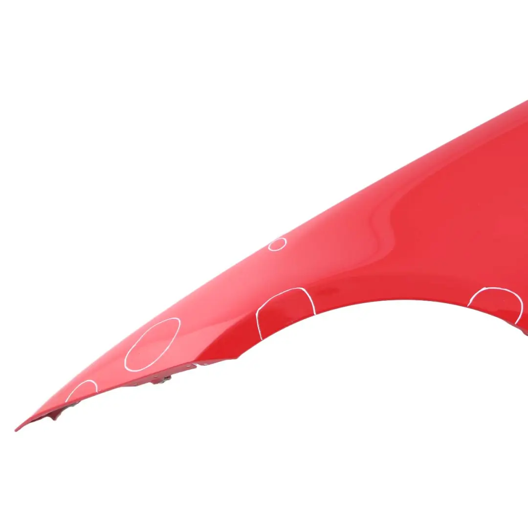 Side Panel Fender Wing Front Left N/S Japanrot Japan Red - 438 to BMW 3 E90 E91 with Part number 7135679 BMW 3 E90 E91 Side Panel Fender Wing Front Left N/S Japanrot Japan Red - 438 - SKU 7135679-JR - Part number 7135679