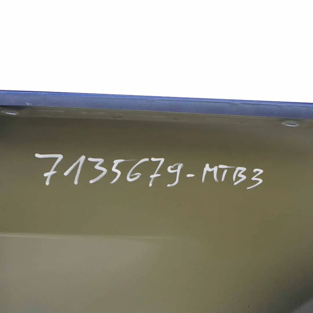 BMW E90 E91 Pannello Laterale Parafango Anteriore Sinistro Montegoblau Blu - A51 - SKU 7135679-MTB3 - Numero di parte 7135679