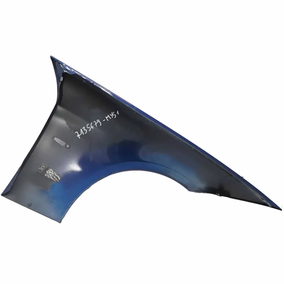 Pannello laterale parafango anteriore sinistro Mysticblau Blue - A07 per BMW E90 E91 con numero di parte 7135679 BMW E90 E91 Pannello laterale parafango anteriore sinistro Mysticblau Blue - A07 - SKU 7135679-MYS1 - Numero di parte 7135679