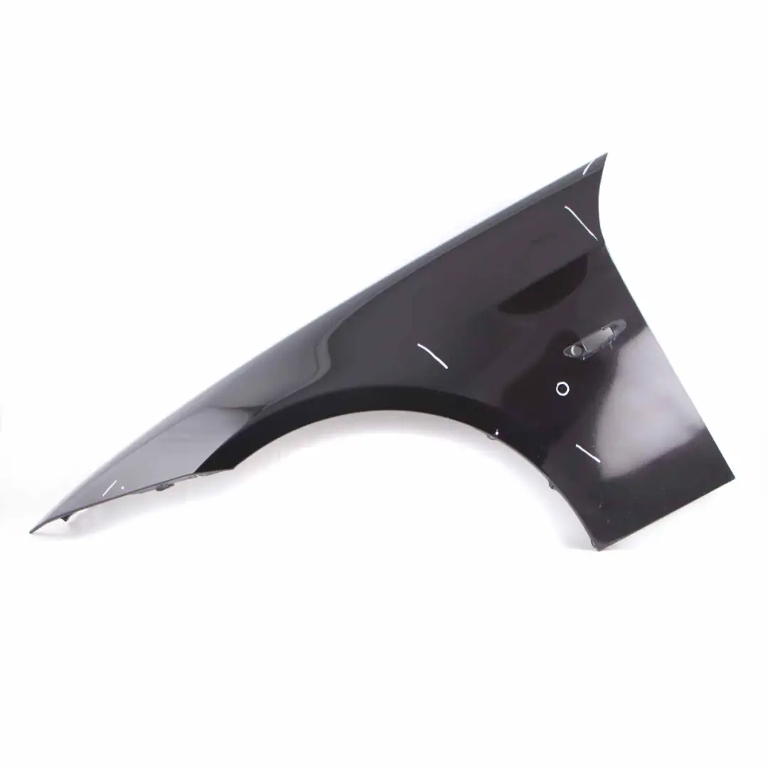 Side Panel Front Left N/S Fender Wing Ruby Black Metallic - S23 to BMW E90 E91 with Part number 7135679 BMW E90 E91 Side Panel Front Left N/S Fender Wing Ruby Black Metallic - S23 - SKU 7135679-RUB - Part number 7135679