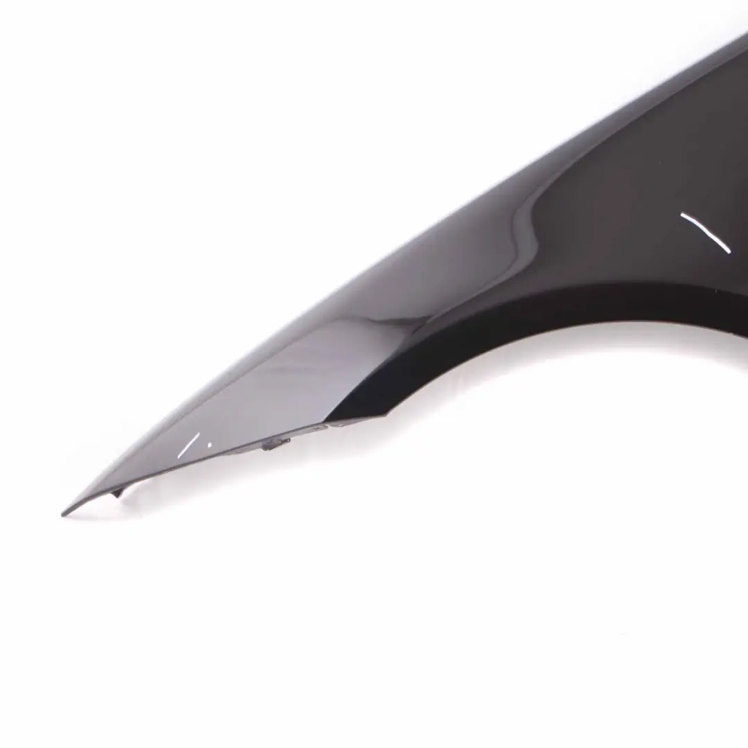 Side Panel Front Left N/S Fender Wing Ruby Black Metallic - S23 to BMW E90 E91 with Part number 7135679 BMW E90 E91 Side Panel Front Left N/S Fender Wing Ruby Black Metallic - S23 - SKU 7135679-RUB - Part number 7135679