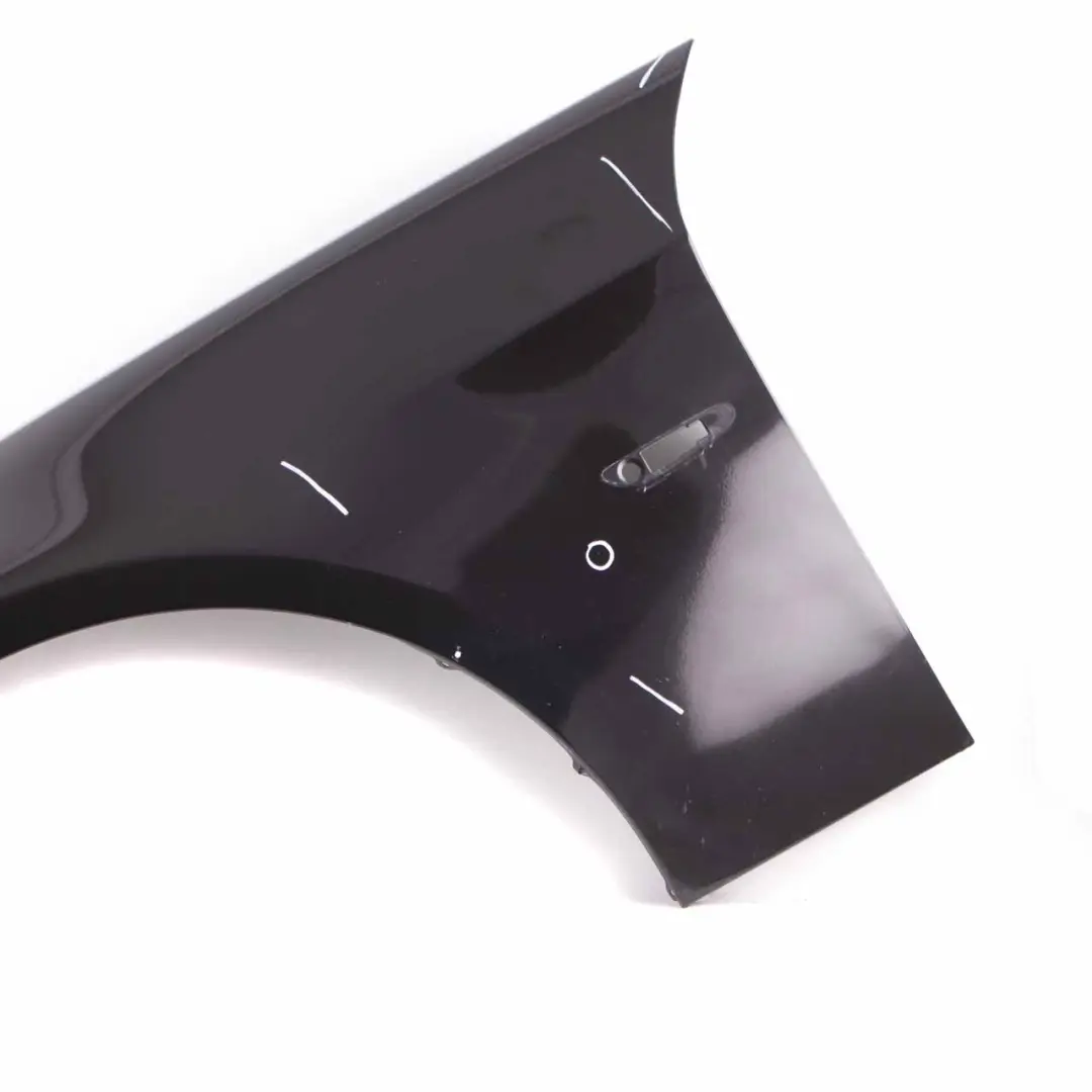Side Panel Front Left N/S Fender Wing Ruby Black Metallic - S23 to BMW E90 E91 with Part number 7135679 BMW E90 E91 Side Panel Front Left N/S Fender Wing Ruby Black Metallic - S23 - SKU 7135679-RUB - Part number 7135679