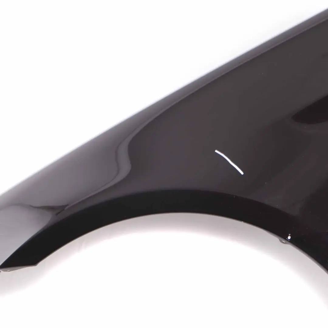 Side Panel Front Left N/S Fender Wing Ruby Black Metallic - S23 to BMW E90 E91 with Part number 7135679 BMW E90 E91 Side Panel Front Left N/S Fender Wing Ruby Black Metallic - S23 - SKU 7135679-RUB - Part number 7135679