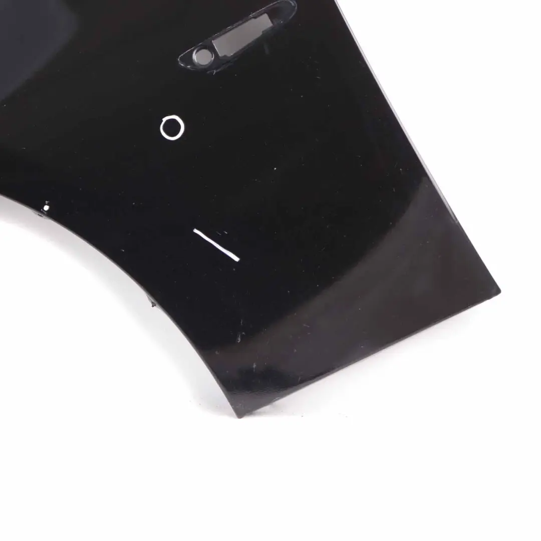 Side Panel Front Left N/S Fender Wing Ruby Black Metallic - S23 to BMW E90 E91 with Part number 7135679 BMW E90 E91 Side Panel Front Left N/S Fender Wing Ruby Black Metallic - S23 - SKU 7135679-RUB - Part number 7135679