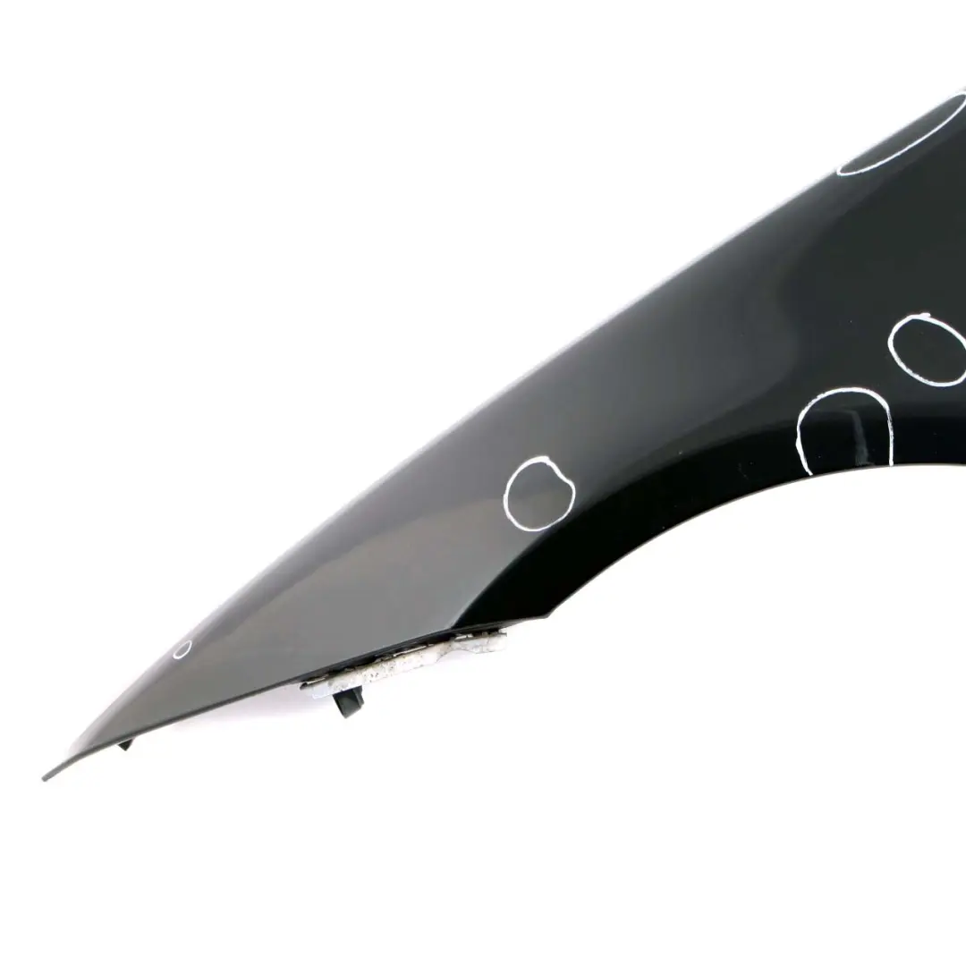 Side Panel Fender Wing Front Left N/S Black Schwarz 2 - 668 to BMW E90 E91 with Part number 7135679 BMW E90 E91 Side Panel Fender Wing Front Left N/S Black Schwarz 2 - 668 - SKU 7135679-SCH2 - Part number 7135679
