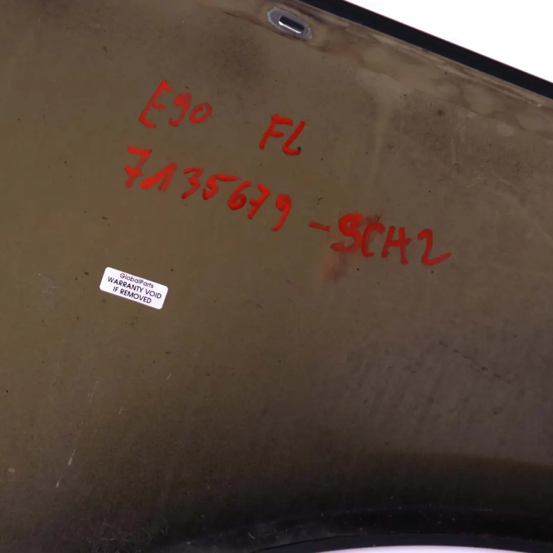 Side Panel Fender Wing Front Left N/S Black Schwarz 2 - 668 to BMW E90 E91 with Part number 7135679 BMW E90 E91 Side Panel Fender Wing Front Left N/S Black Schwarz 2 - 668 - SKU 7135679-SCH2 - Part number 7135679