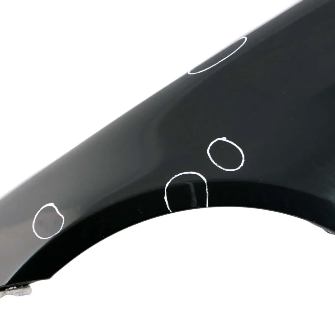 Side Panel Fender Wing Front Left N/S Black Schwarz 2 - 668 to BMW E90 E91 with Part number 7135679 BMW E90 E91 Side Panel Fender Wing Front Left N/S Black Schwarz 2 - 668 - SKU 7135679-SCH2 - Part number 7135679