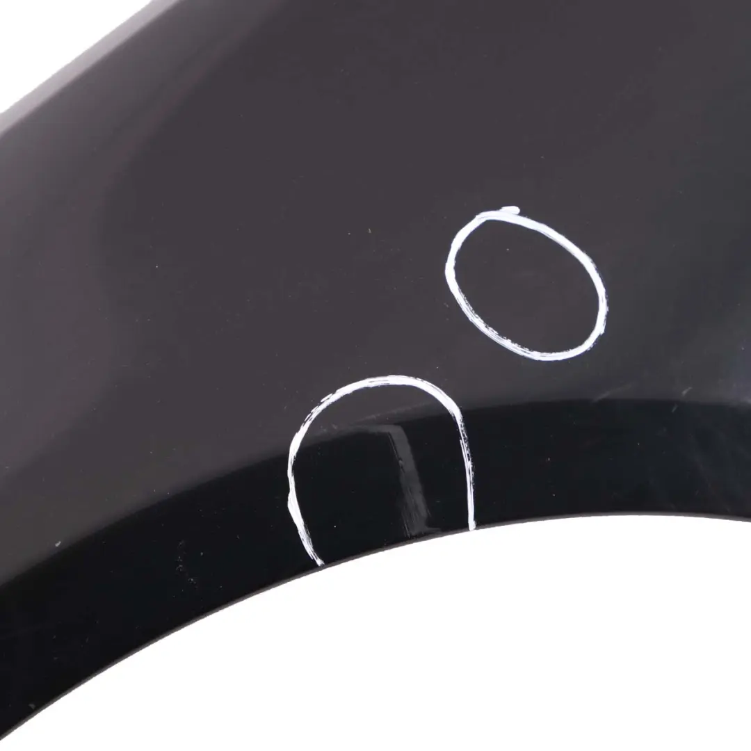 Side Panel Fender Wing Front Left N/S Black Schwarz 2 - 668 to BMW E90 E91 with Part number 7135679 BMW E90 E91 Side Panel Fender Wing Front Left N/S Black Schwarz 2 - 668 - SKU 7135679-SCH2 - Part number 7135679