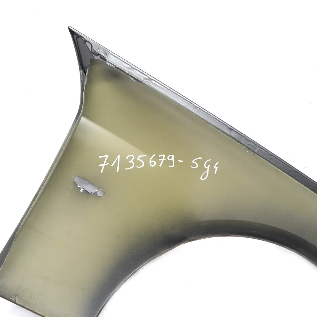 BMW E90 E91 Side Panel Fender Wing Front Left N/S Sparkling Graphite - A22 - SKU 7135679-SG4 - Part number 7135679