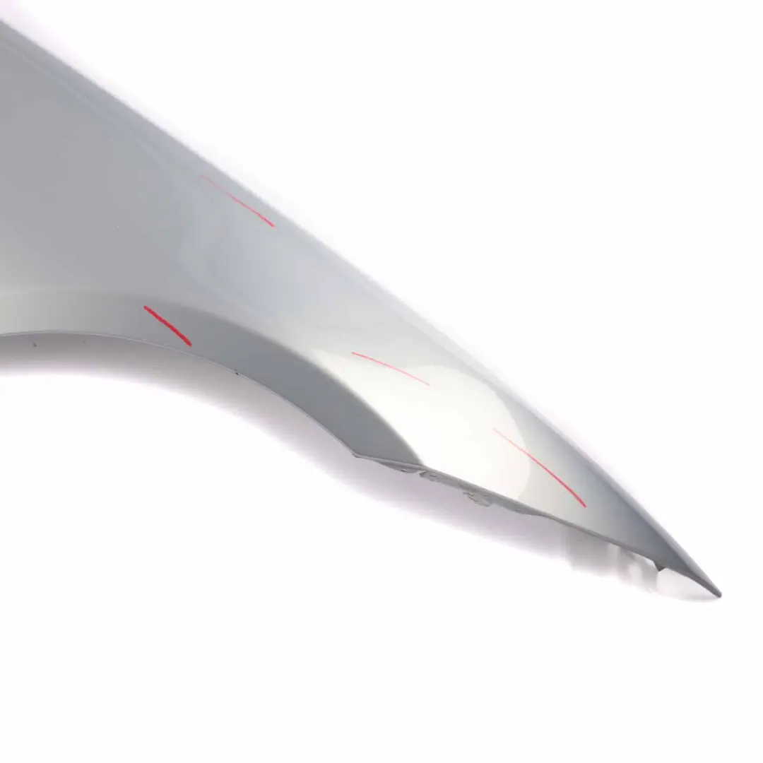 BMW E90 E91 Side Panel Fender Wing Front Right O/S Arktis Metallic - A34 - SKU 7135680-AM - Part number 7135680