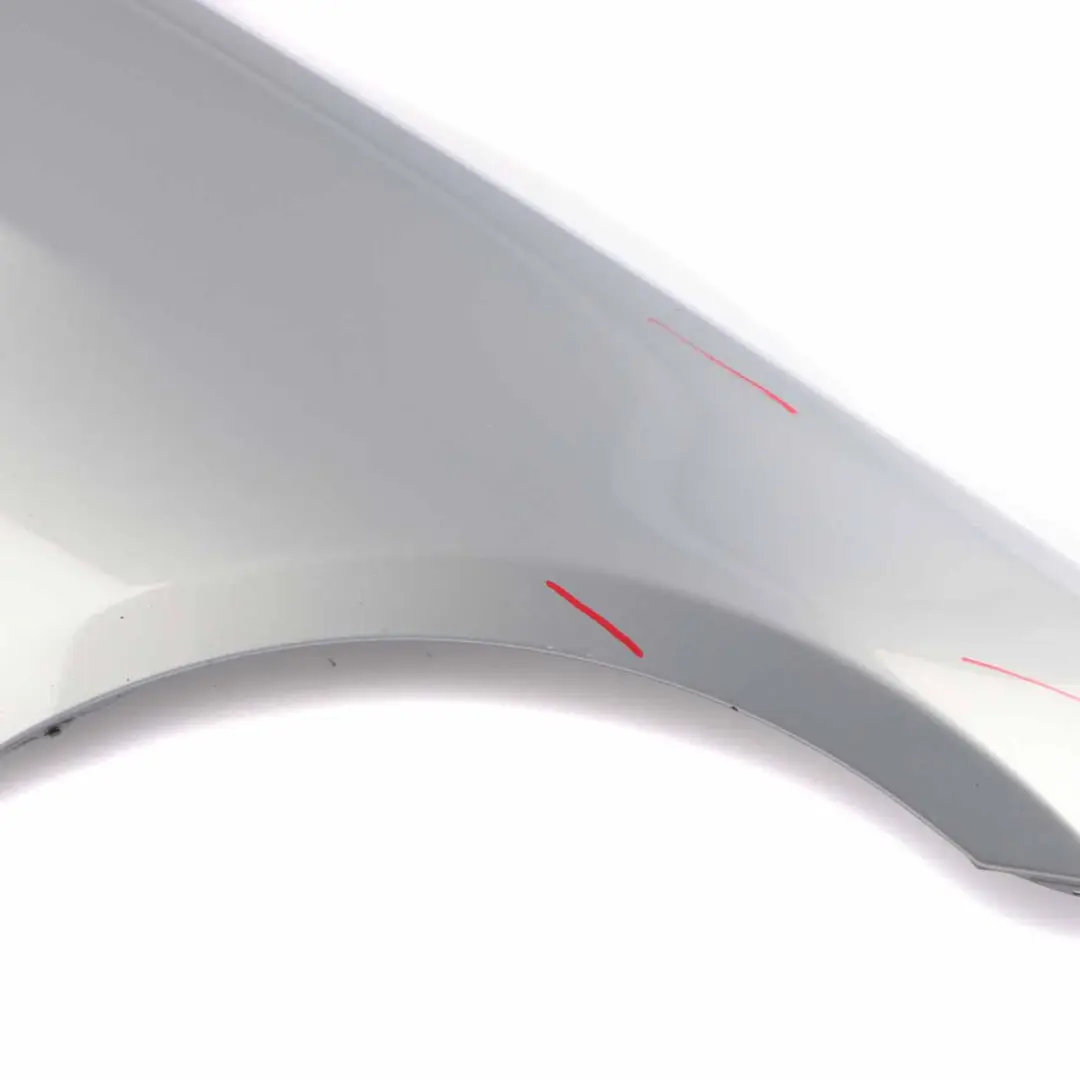 BMW E90 E91 Side Panel Fender Wing Front Right O/S Arktis Metallic - A34 - SKU 7135680-AM - Part number 7135680