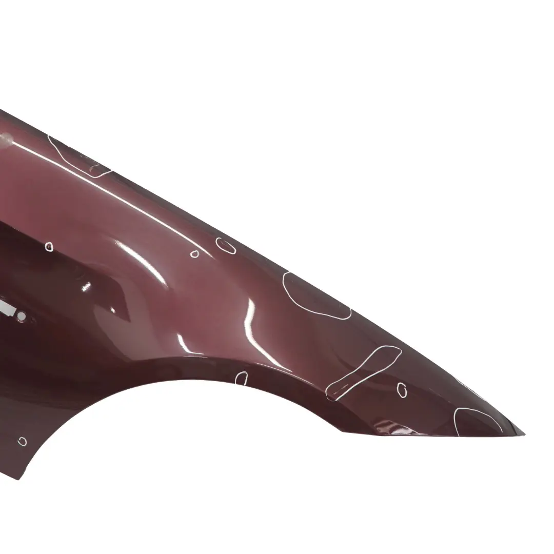 BMW E90 E91 Panel lateral Guardabarros Delantero Derecho Barriquerot Rojo - SKU 7135680-BAQ - Número de pieza 7135680