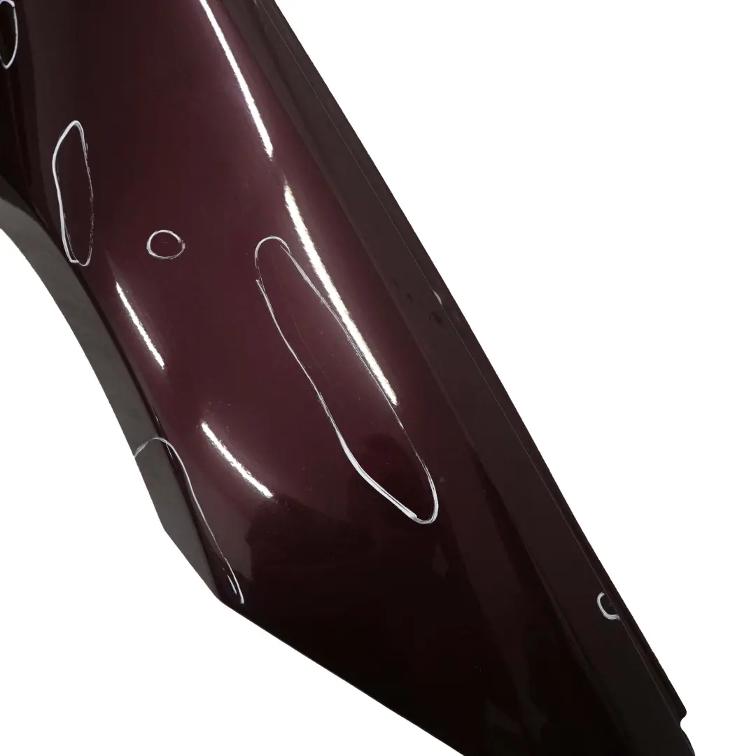 BMW E90 E91 Pannello Laterale Parafango Ala Anteriore Destra Barberarot Rosso - SKU 7135680-BAR - Numero di parte 7135680