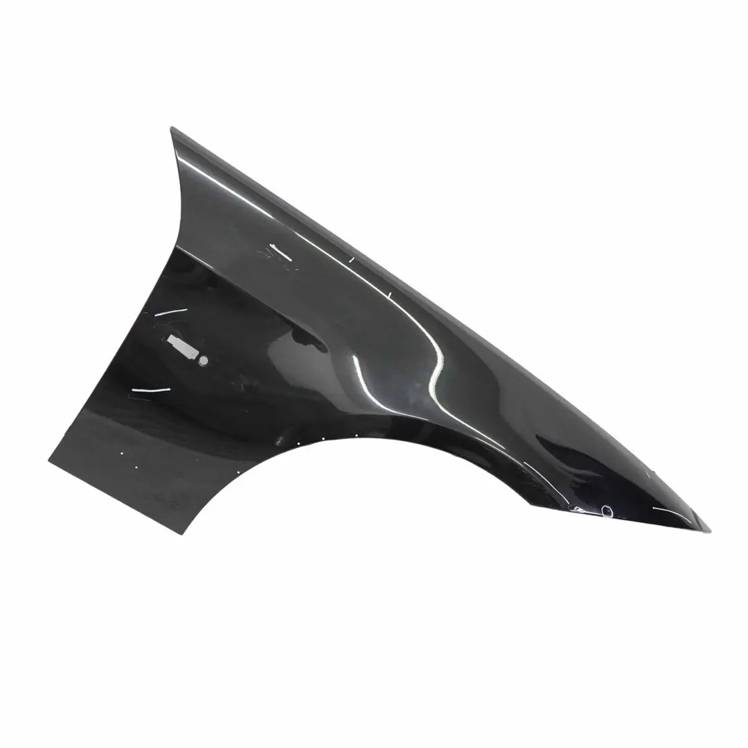 BMW E90 E91 Side Panel Fender Wing Cover Front Right O/S Black Sapphire - 475 - SKU 7135680-BS2 - Part number 7135680