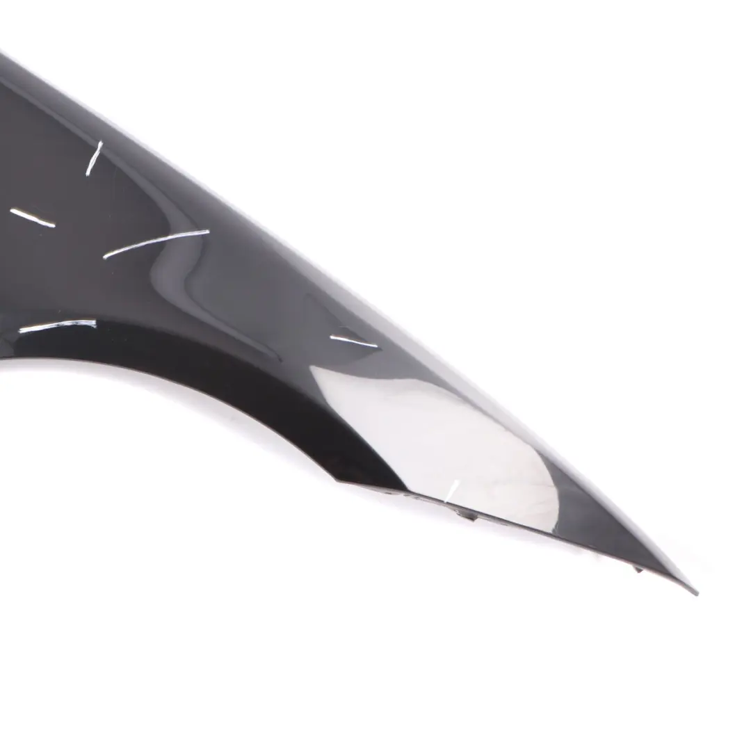 Side Panel Fender Wing Front Right O/S Black Sapphire Metallic - 475 to BMW E90 E91 with Part number 7135680 BMW E90 E91 Side Panel Fender Wing Front Right O/S Black Sapphire Metallic - 475 - SKU 7135680-BS3 - Part number 7135680