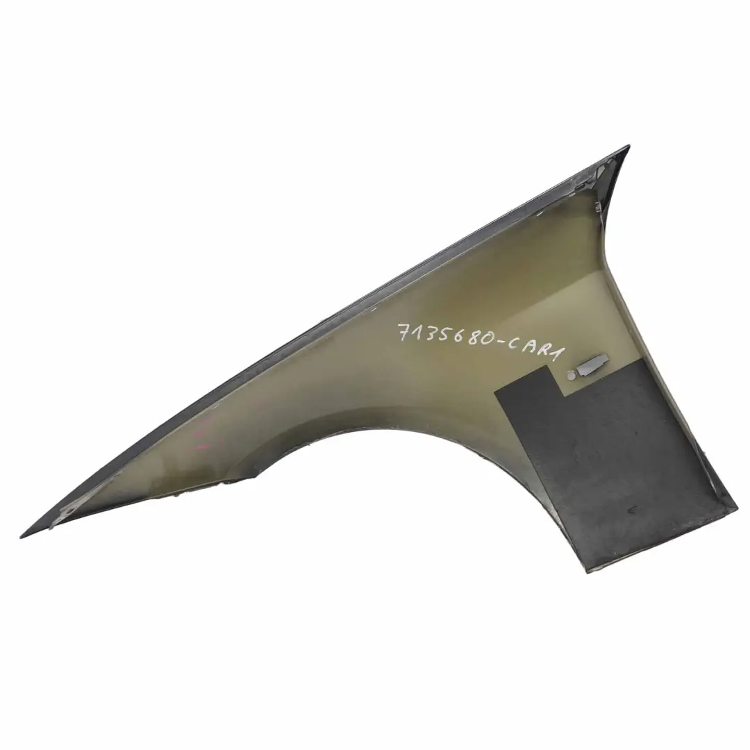 BMW E90 E91 Side Panel Fender Wing Front Right O/S Carbonschwarz Black - 416 - SKU 7135680-CAR1 - Part number 7135680