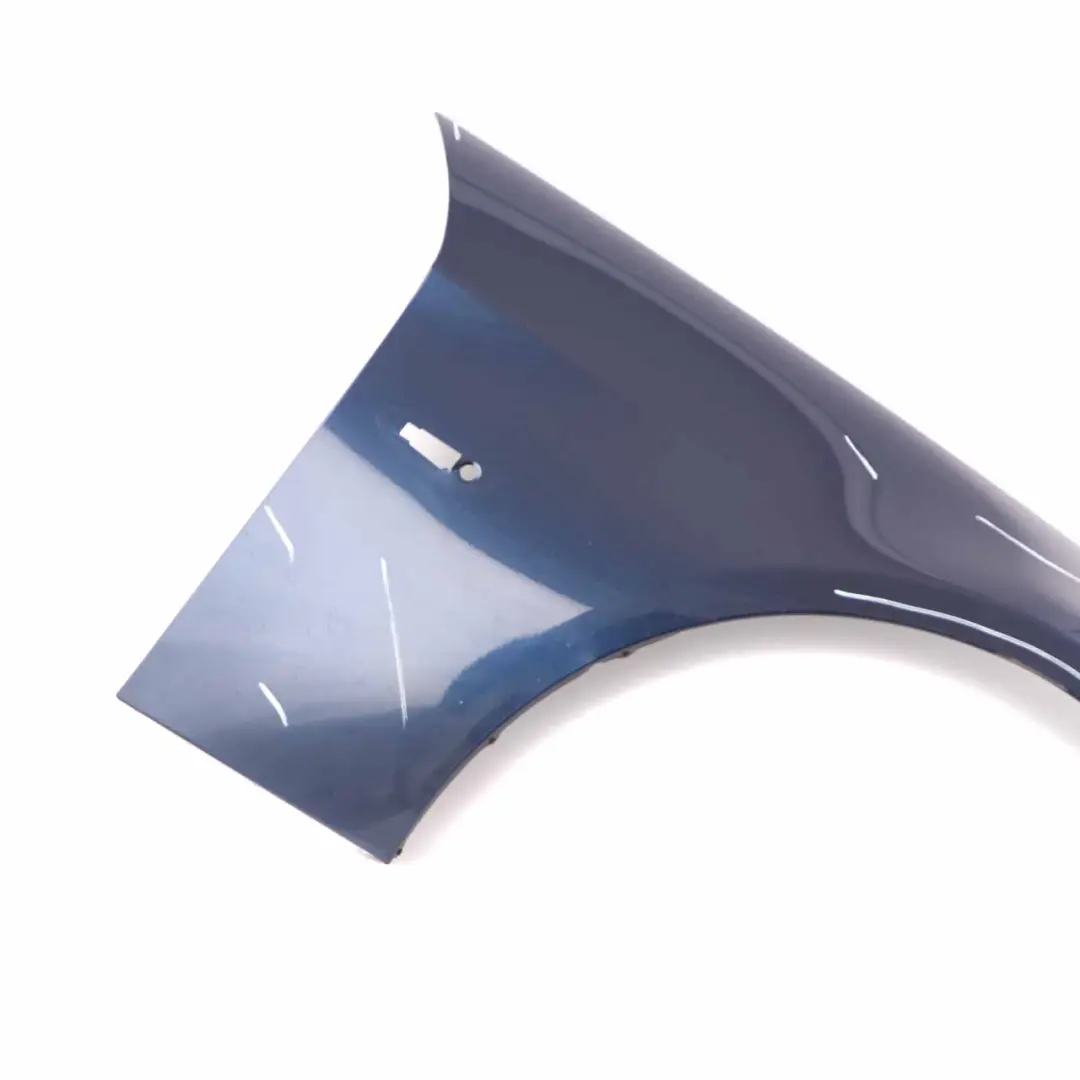 Side Panel Fender Wing Front Right O/S Tiefseeblau Blue - A76 to BMW E90 E91 with Part number 7135680 BMW E90 E91 Side Panel Fender Wing Front Right O/S Tiefseeblau Blue - A76 - SKU 7135680-DSB1 - Part number 7135680