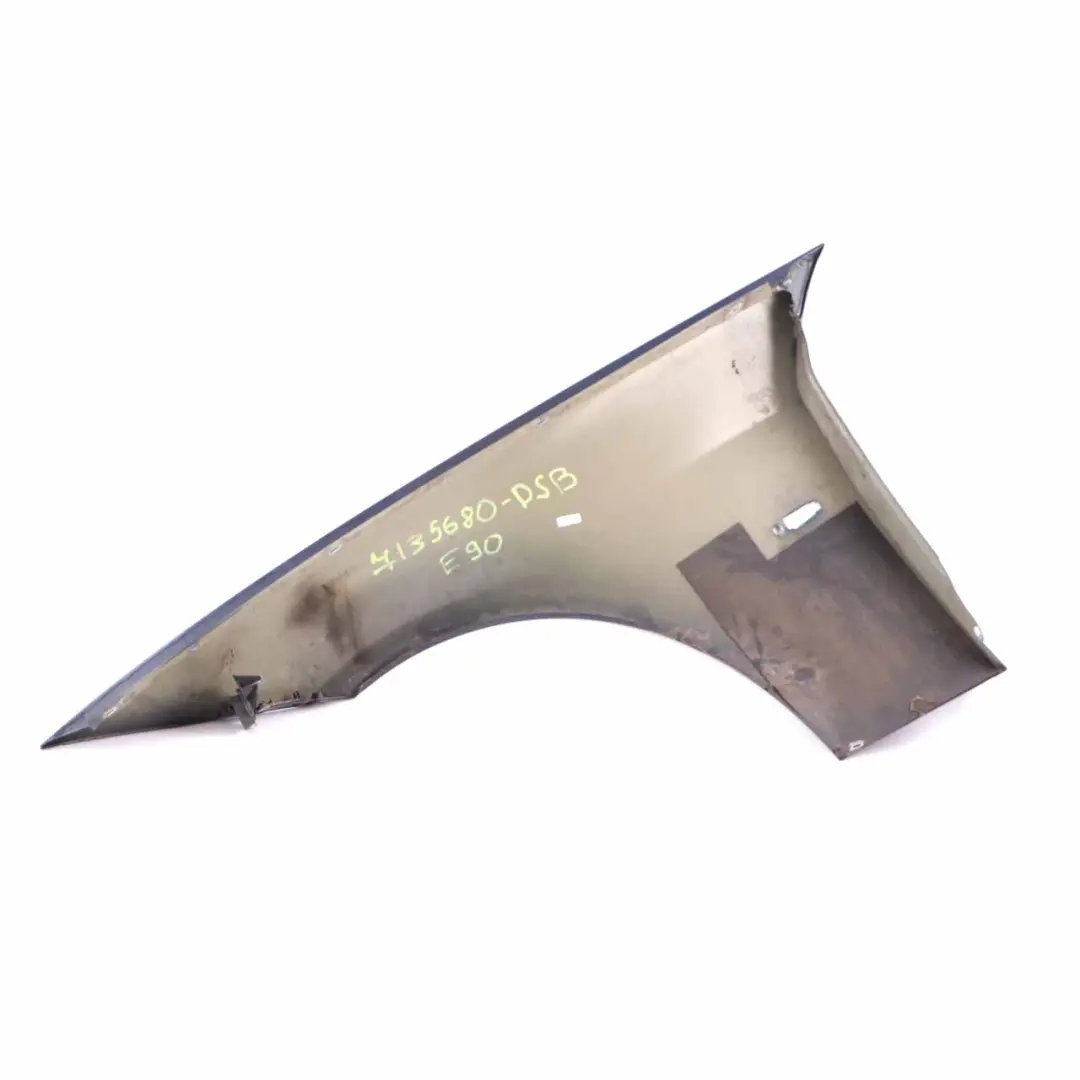 Side Panel Fender Wing Front Right O/S Tiefseeblau Blue - A76 to BMW E90 E91 with Part number 7135680 BMW E90 E91 Side Panel Fender Wing Front Right O/S Tiefseeblau Blue - A76 - SKU 7135680-DSB1 - Part number 7135680