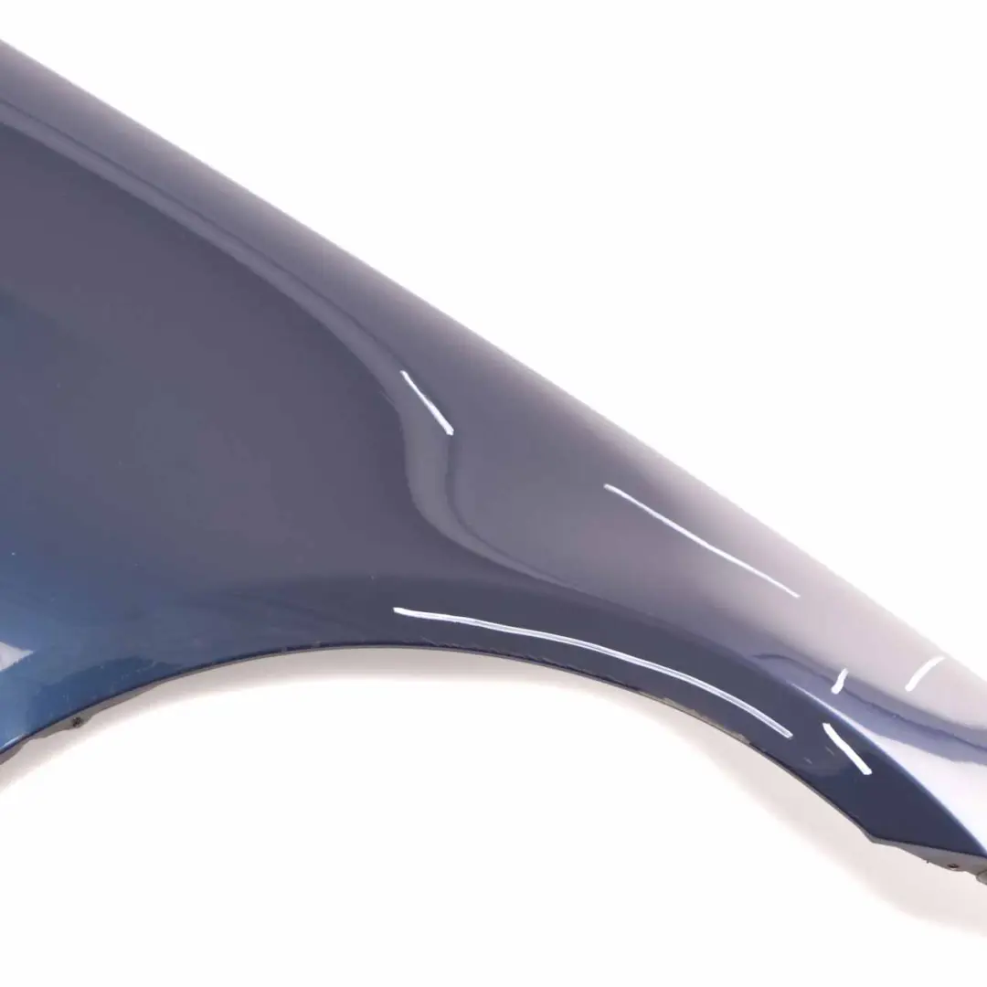 BMW E90 E91 Side Panel Fender Wing Front Right O/S Tiefseeblau Blue - A76 - SKU 7135680-DSB1 - Part number 7135680