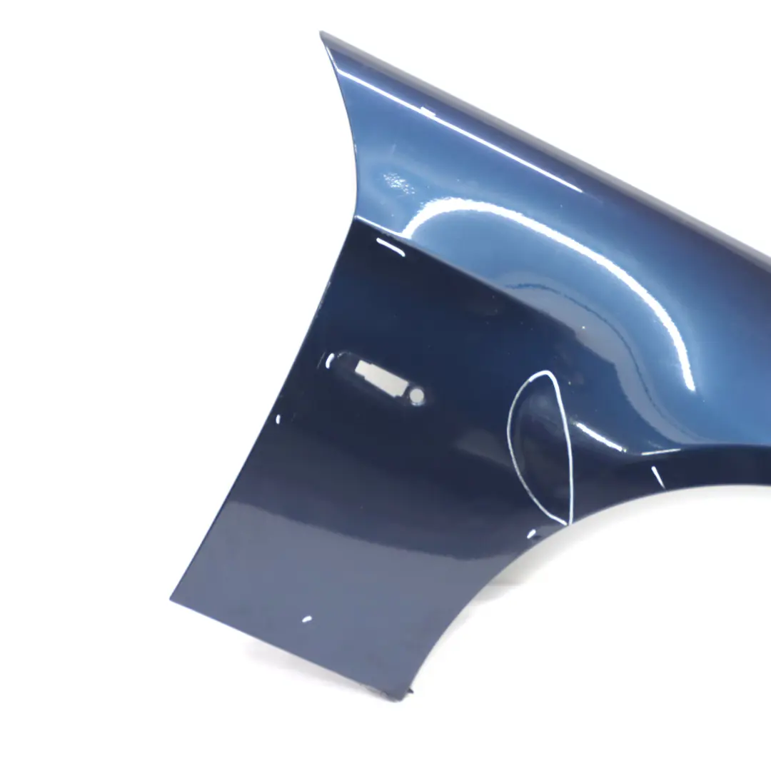 Side Panel Fender Wing Front Right O/S Tiefseeblau Blue - A76 to BMW E90 E91 with Part number 7135680 BMW E90 E91 Side Panel Fender Wing Front Right O/S Tiefseeblau Blue - A76 - SKU 7135680-DSB - Part number 7135680