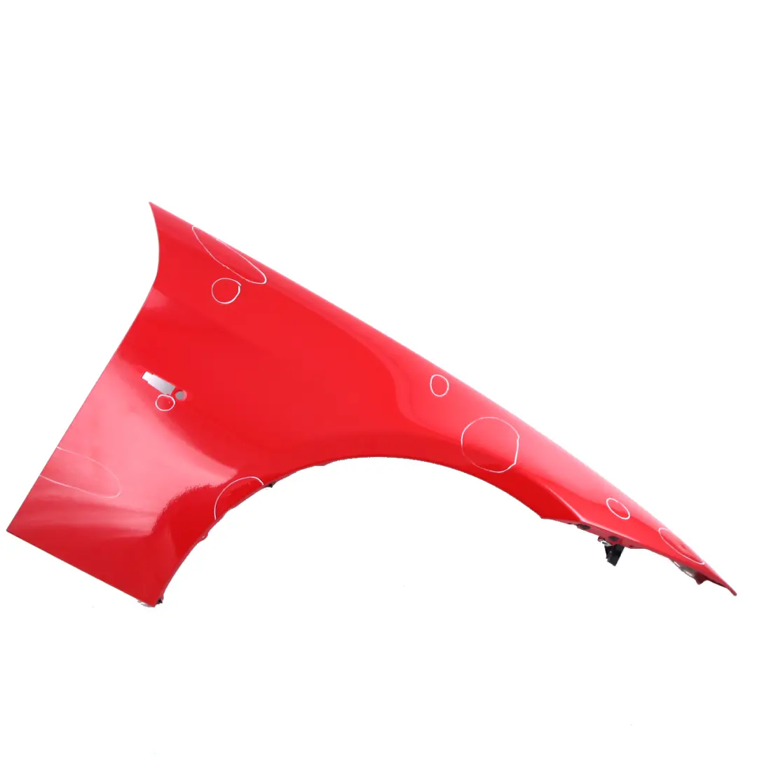 Side Panel Fender Wing Front Right O/S Karmesinrot Crimson Red - A61 to BMW E90 E91 with Part number 7135680 BMW E90 E91 Side Panel Fender Wing Front Right O/S Karmesinrot Crimson Red - A61 - SKU 7135680-KAR3 - Part number 7135680