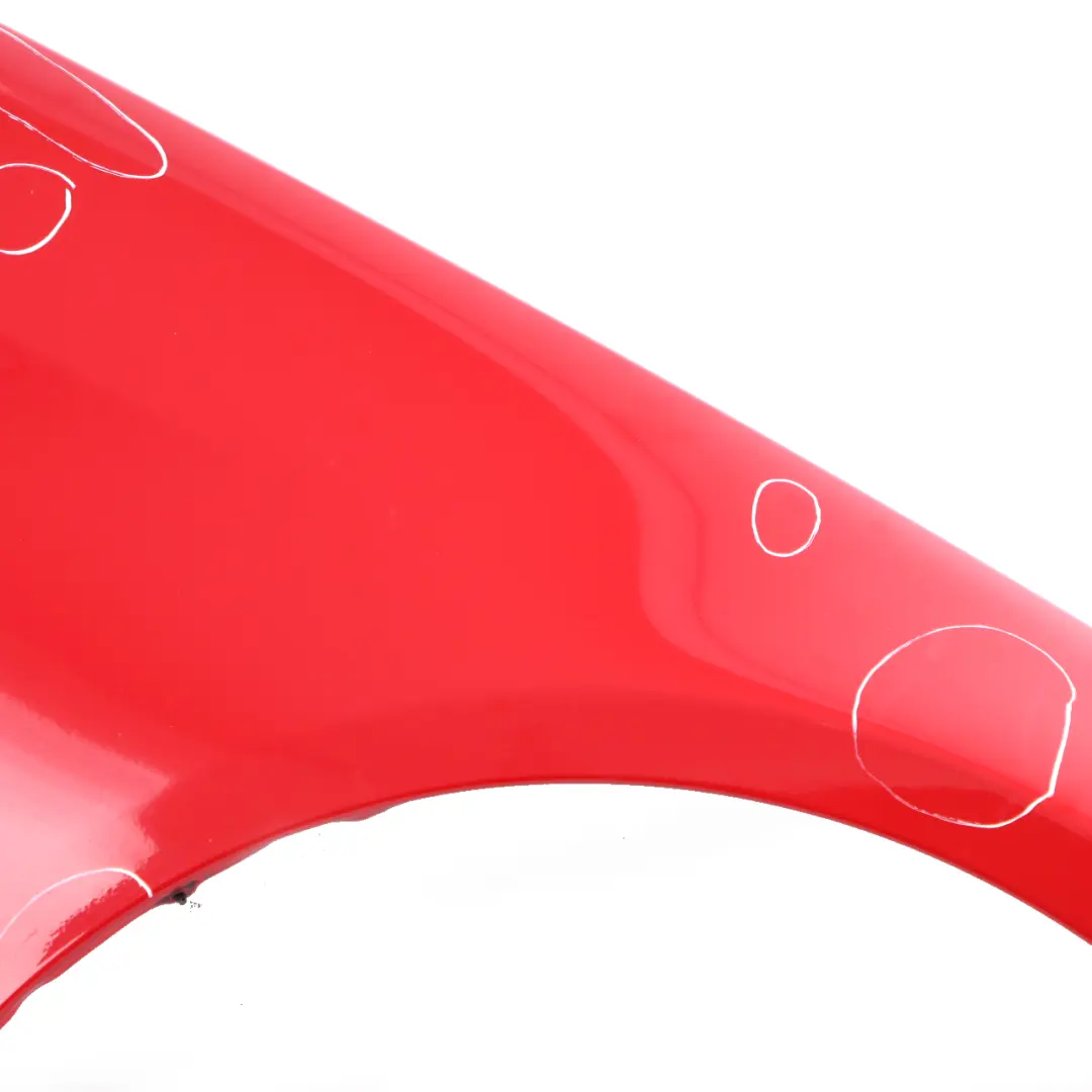 BMW E90 E91 Side Panel Fender Wing Front Right O/S Karmesinrot Crimson Red - A61 - SKU 7135680-KAR3 - Part number 7135680