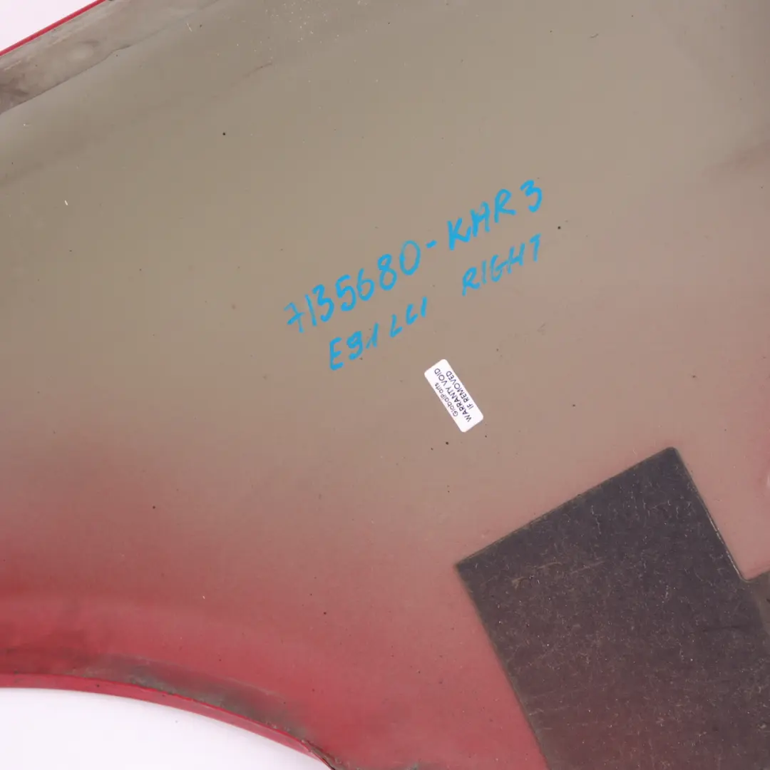 BMW 3 E90 E91 4 Side Panel Fender Wing Front Right O/S Karmesinrot Red - A61 - SKU 7135680-KAR4 - Part number 7135680