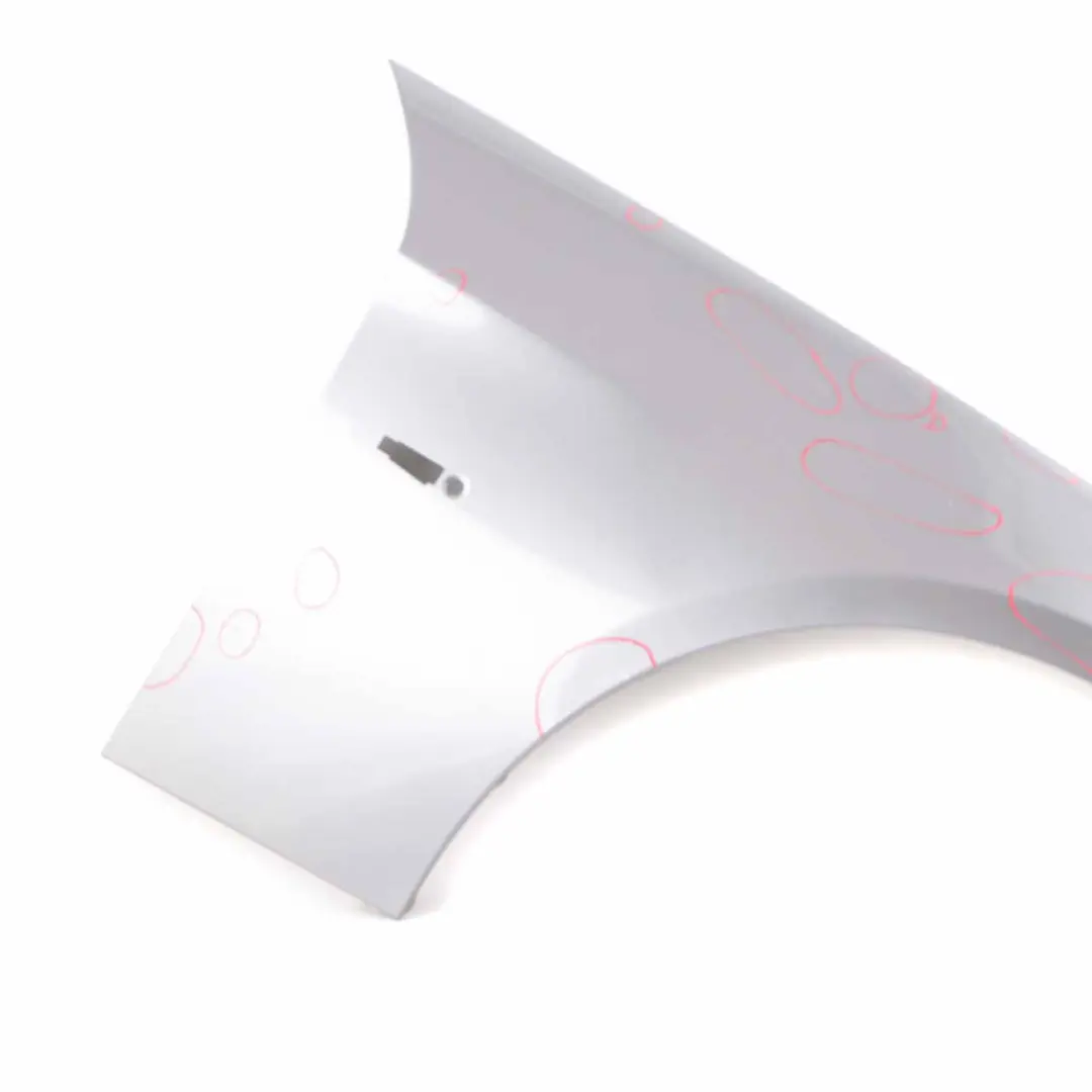 BMW E90 E91 Side Panel Fender Wing Front Right O/S Spacegrau Space Grey - A52 - SKU 7135680-SCG1 - Part number 7135680