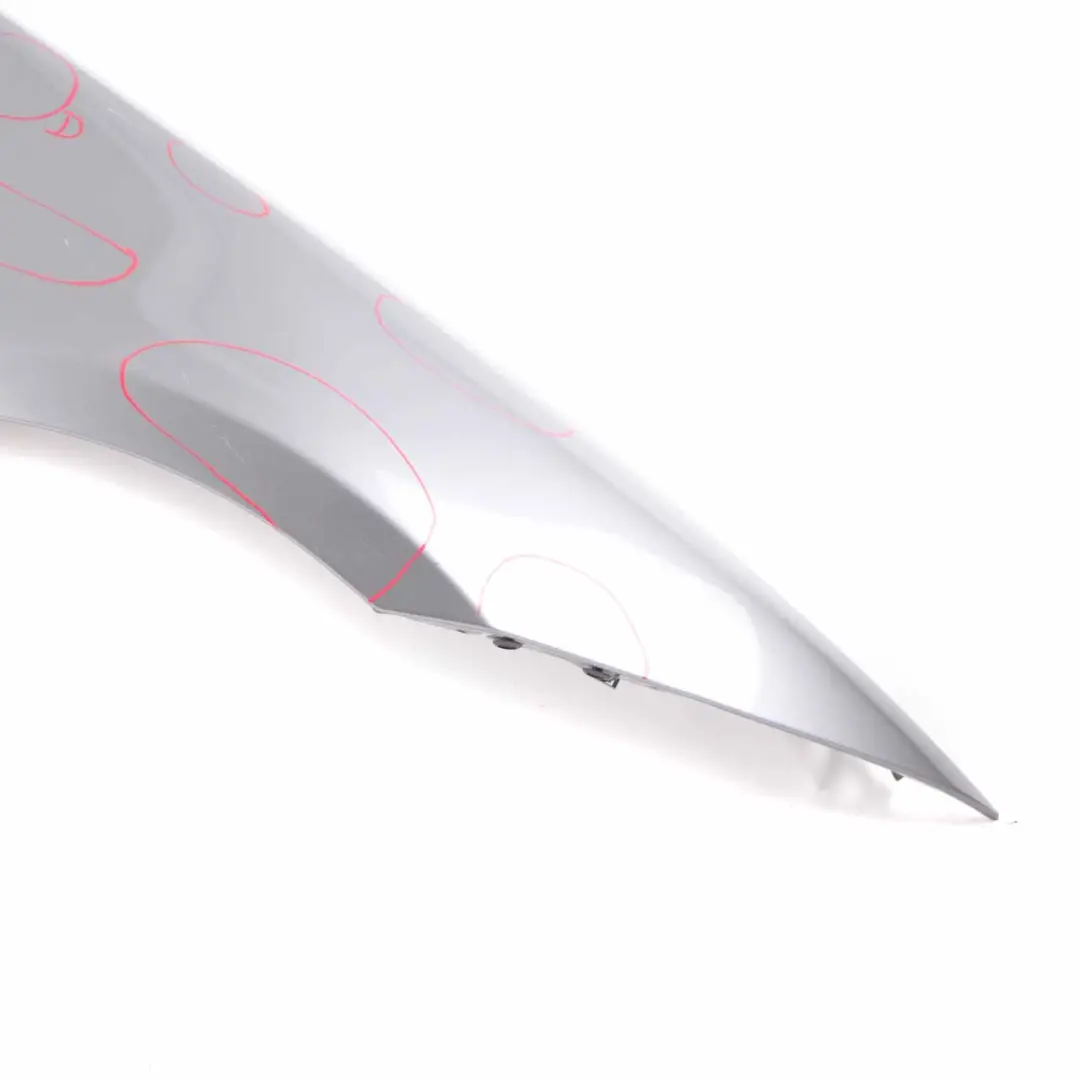 BMW E90 E91 Side Panel Fender Wing Front Right O/S Spacegrau Space Grey - A52 - SKU 7135680-SCG1 - Part number 7135680