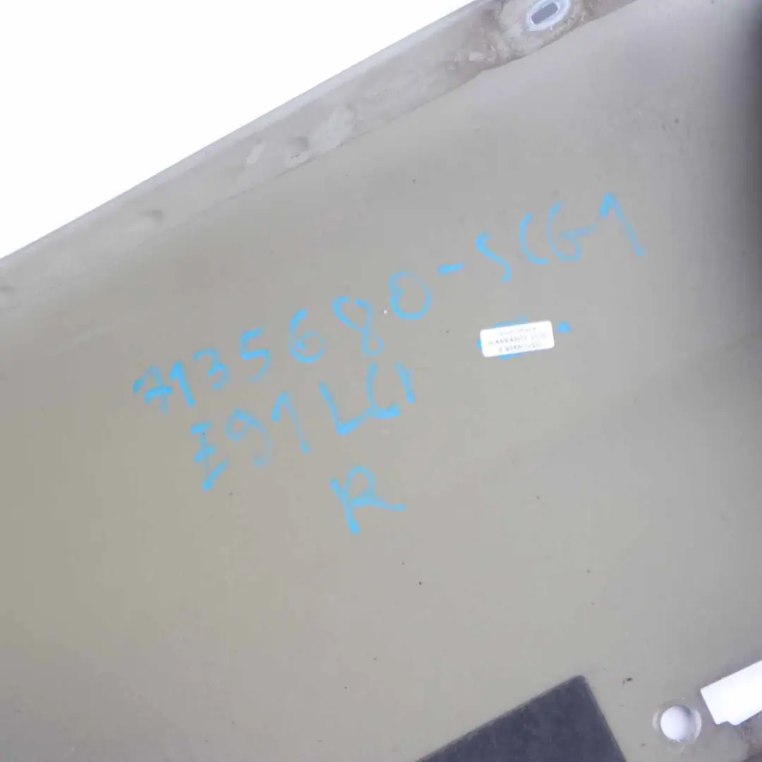Side Panel Fender Wing Front Right O/S Spacegrau Space Grey - A52 to BMW E90 E91 with Part number 7135680 BMW E90 E91 Side Panel Fender Wing Front Right O/S Spacegrau Space Grey - A52 - SKU 7135680-SCG1 - Part number 7135680