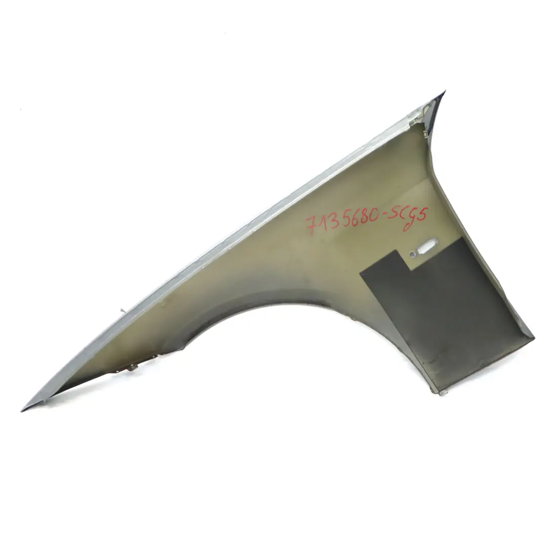 BMW E90 E91 Side Panel Fender Wing Front Right O/S Spacegrau Space Grey - A52 - SKU 7135680-SCG5 - Part number 7135680