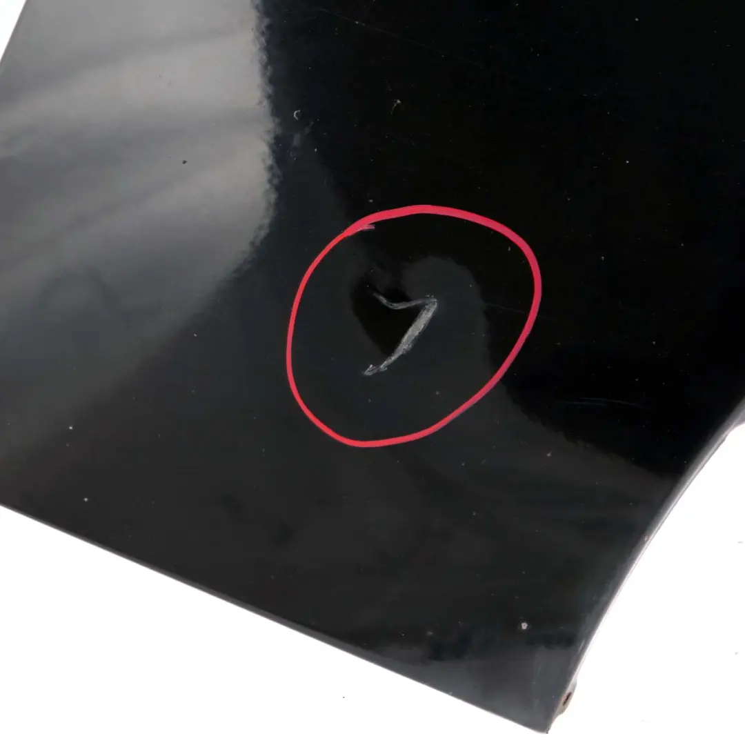 BMW E90 E91 Side Wing Panel Fender Front Right O/S Black Schwarz 2 - 668 - SKU 7135680-SCH8 - Part number 7135680
