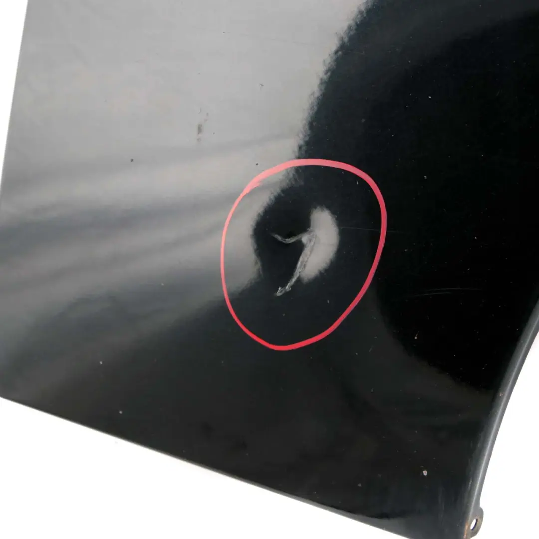 BMW E90 E91 Side Wing Panel Fender Front Right O/S Black Schwarz 2 - 668 - SKU 7135680-SCH8 - Part number 7135680