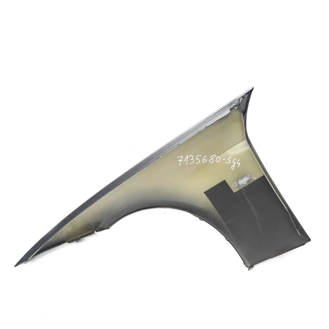 Panel lateral Guardabarros Delantero Derecho Grafito Brillante A22 para BMW E90 E91 con número de pieza 7135680 BMW E90 E91 Panel lateral Guardabarros Delantero Derecho Grafito Brillante A22 - SKU 7135680-SG4 - Número de pieza 7135680