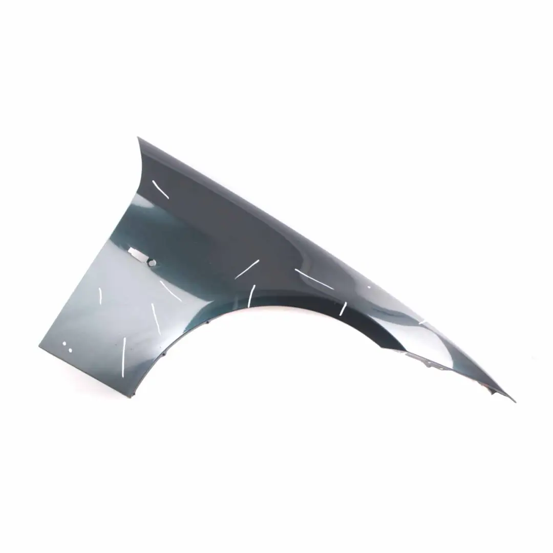 Side Panel Fender Wing Front Right O/S Tiefgruen Deep Green - A43 to BMW E90 E91 with Part number 7135680 BMW E90 E91 Side Panel Fender Wing Front Right O/S Tiefgruen Deep Green - A43 - SKU 7135680-TG - Part number 7135680