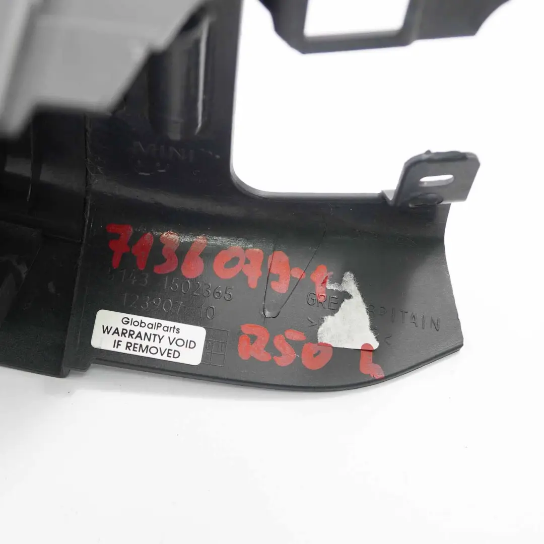  B-Pillar Cover Mini Cooper R50 R53 Cover Left N/S Trim Panther Black - SKU 7136079-1 - Part number 7136079