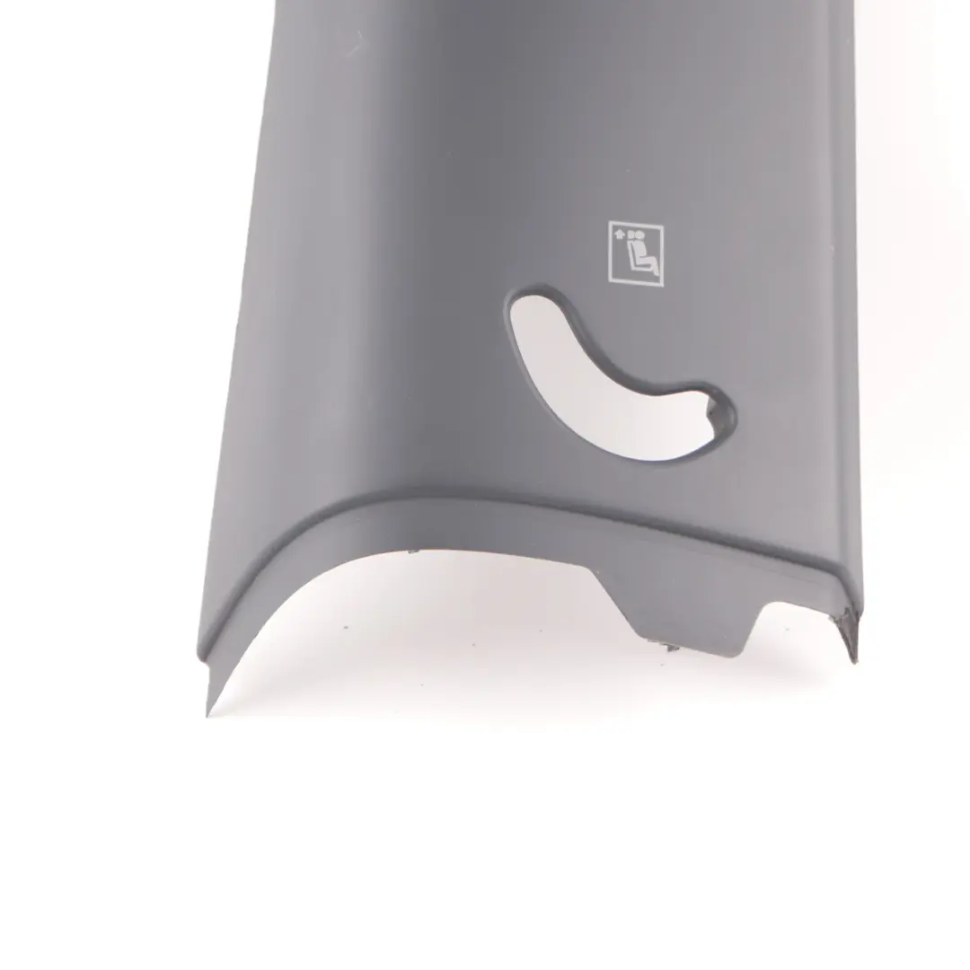 Tapa Pilar D Columna Trim Izquierda Panther Negro para Mini R50 R53 con número de pieza 7136081 Mini R50 R53 Tapa Pilar D Columna Trim Izquierda Panther Negro - SKU 7136081 - Número de pieza 7136081