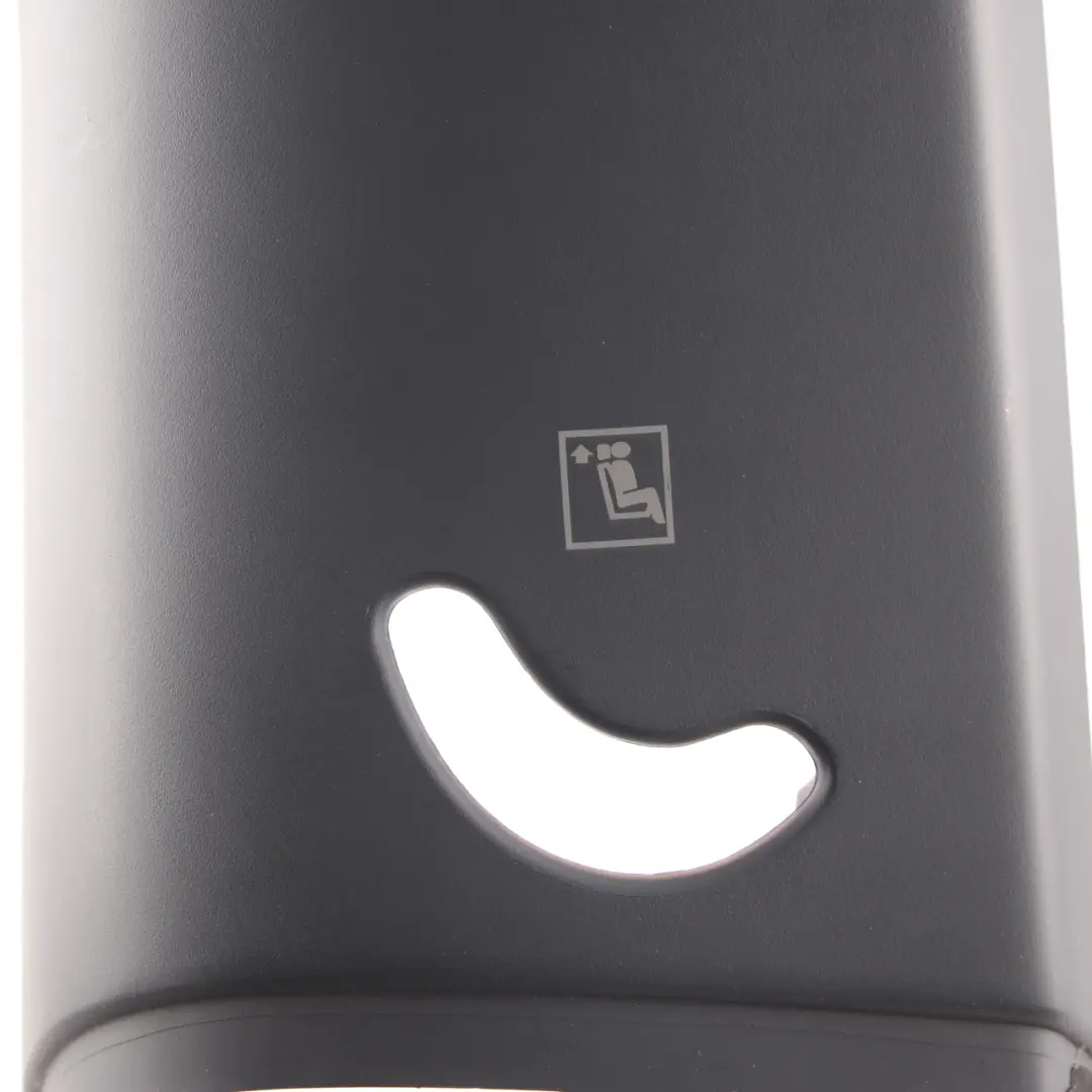 Tapa Pilar D Columna Trim Izquierda Panther Negro para Mini R50 R53 con número de pieza 7136081 Mini R50 R53 Tapa Pilar D Columna Trim Izquierda Panther Negro - SKU 7136081 - Número de pieza 7136081