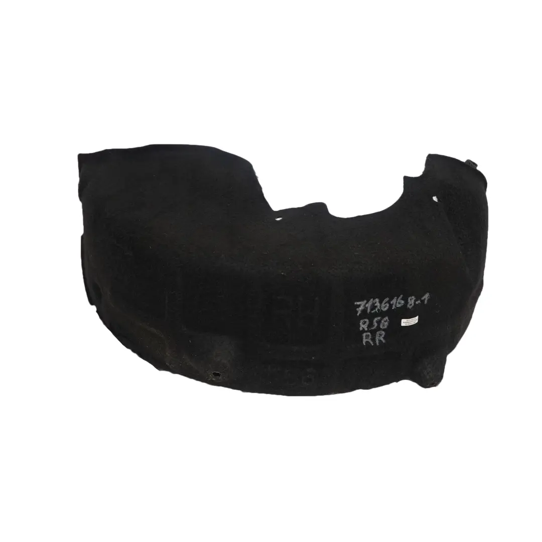 Mini R56 Tapa Guardabarros Protector De Salpicaduras Carcasa Trasera Derecha - SKU 7136168-1 - Número de pieza 51717136168