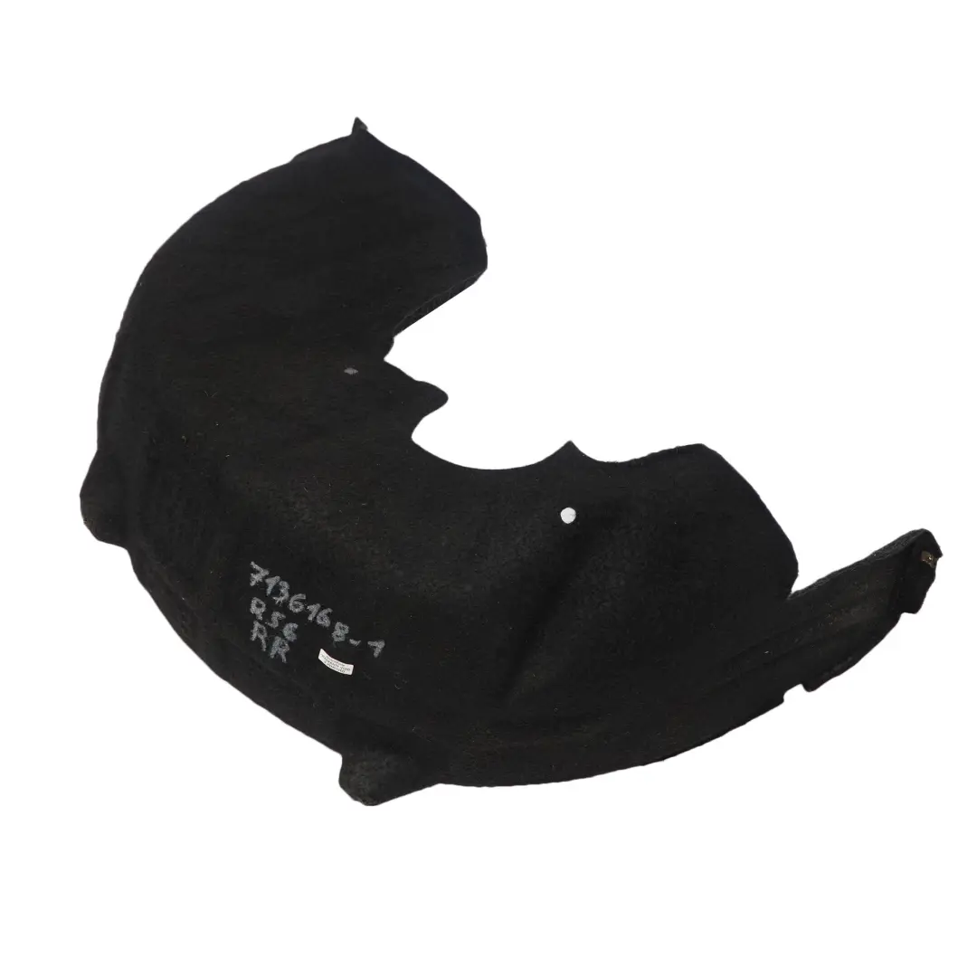 Arch Right O/S Liner Splash Guard Housing 7136168 to Mini R56 Rear Cover Wheel with Part number 51717136168 Mini R56 Rear Cover Wheel Arch Right O/S Liner Splash Guard Housing 7136168 - SKU 7136168-1 - Part number 51717136168