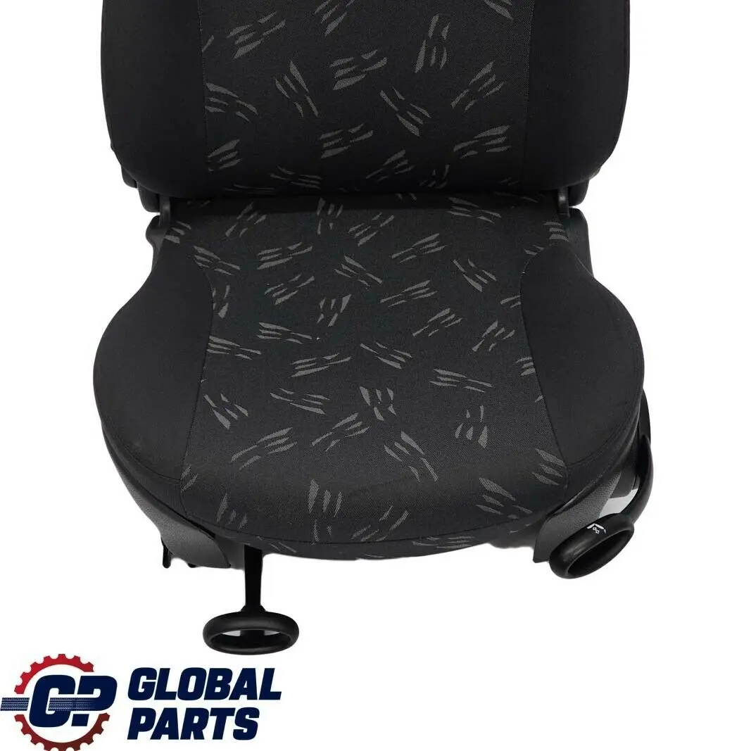 Mini Cooper One R50 Front Left N/S Cloth Fabric Random Seat Panther Black - SKU 7136281 - Part number 7136281