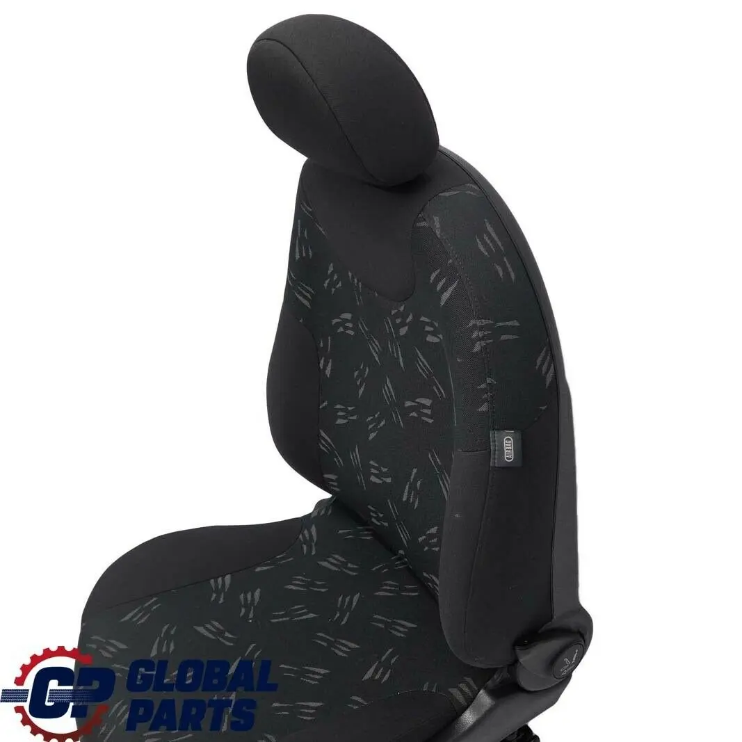 Mini Cooper One R50 Front Left N/S Cloth Fabric Random Seat Panther Black - SKU 7136281 - Part number 7136281