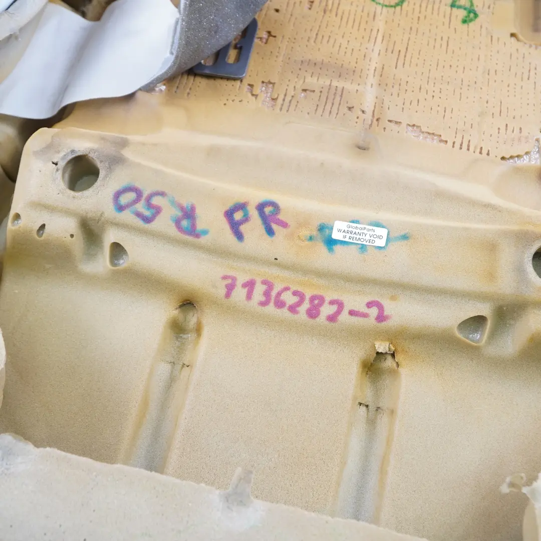 Front Right Seat O/S Cloth Backrest Squab Fabric Random to Mini Cooper R50 with Part number 7136282 Mini Cooper R50 Front Right Seat O/S Cloth Backrest Squab Fabric Random - SKU 7136282-2 - Part number 7136282