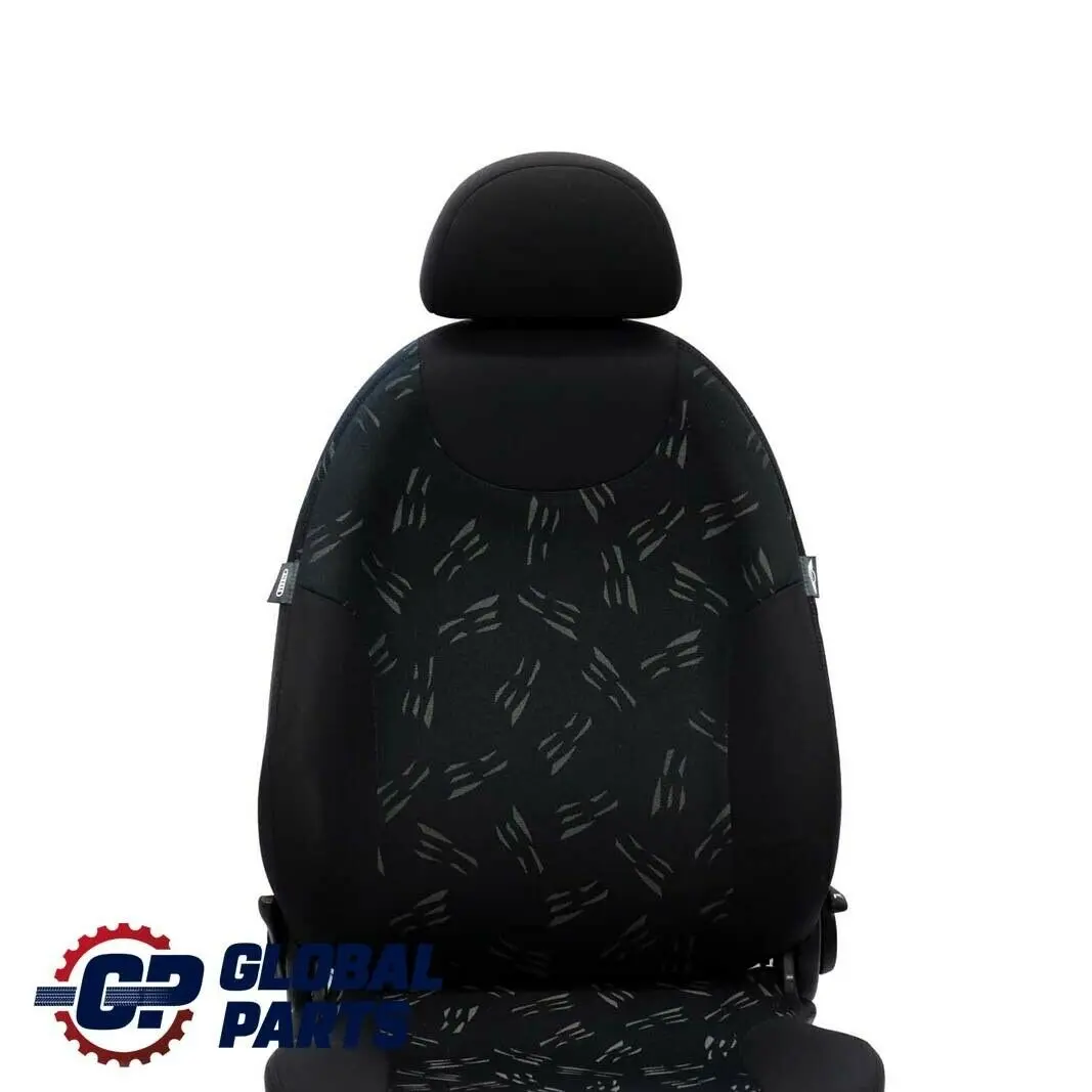 Mini Cooper One R50 Front Right O/S Cloth Fabric Random Seat Panther Black - SKU 7136282 - Part number 7136282