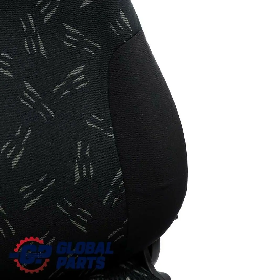 Delantero Derecho Tela Asiento Random Panther Negro para Mini Cooper One R50 con número de pieza 7136282 Mini Cooper One R50 Delantero Derecho Tela Asiento Random Panther Negro - SKU 7136282 - Número de pieza 7136282