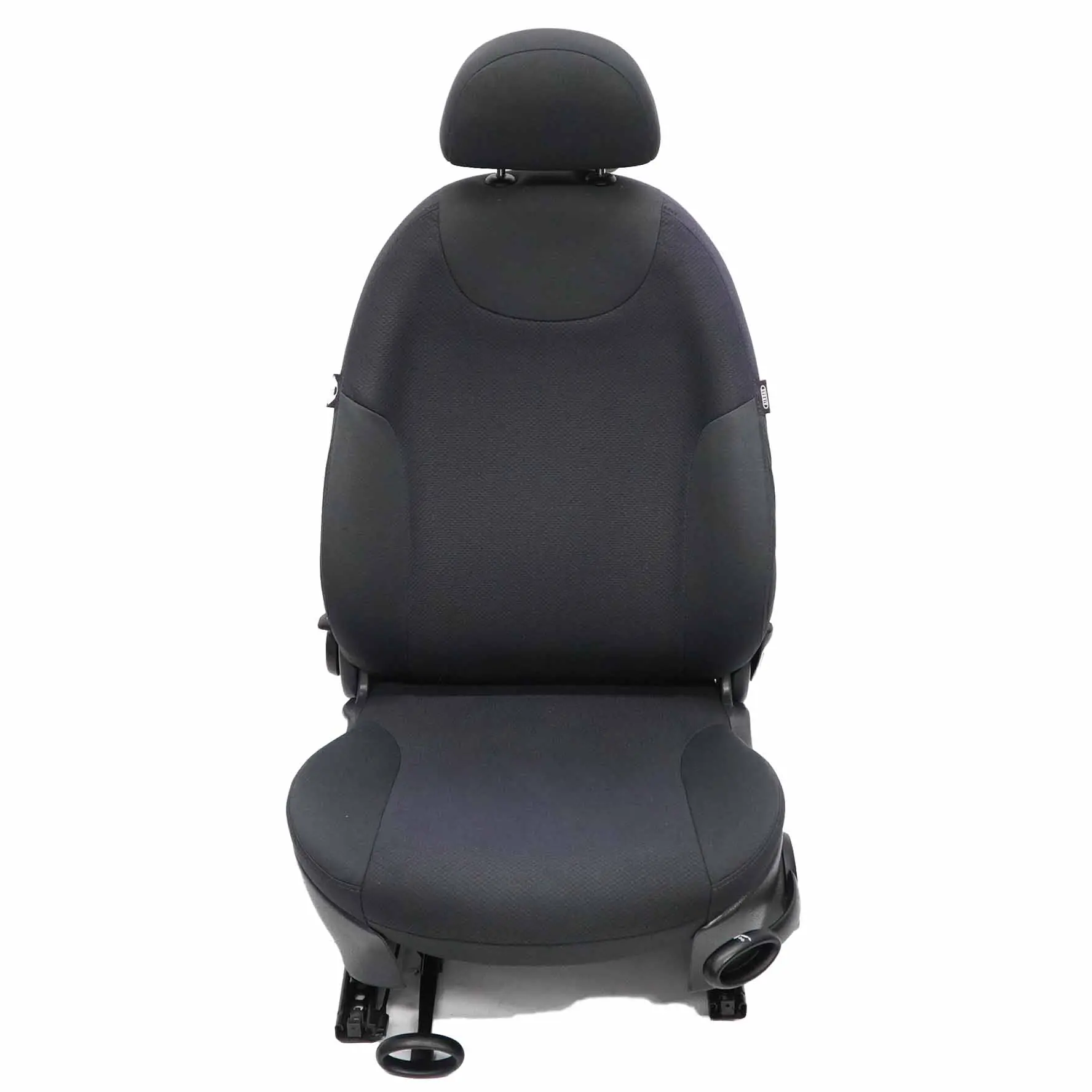 Mini Cooper R50 Front Left N/S Cloth Fabric Molette Seat Panther Black